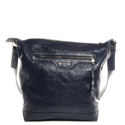Balenciaga Agneau Mens Day Messenger Bleu Nuit 1 of 11