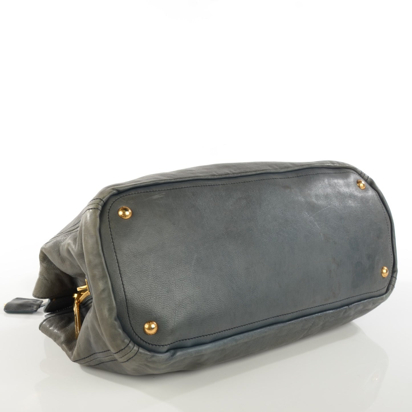 Glace Calf Frame Satchel Avio