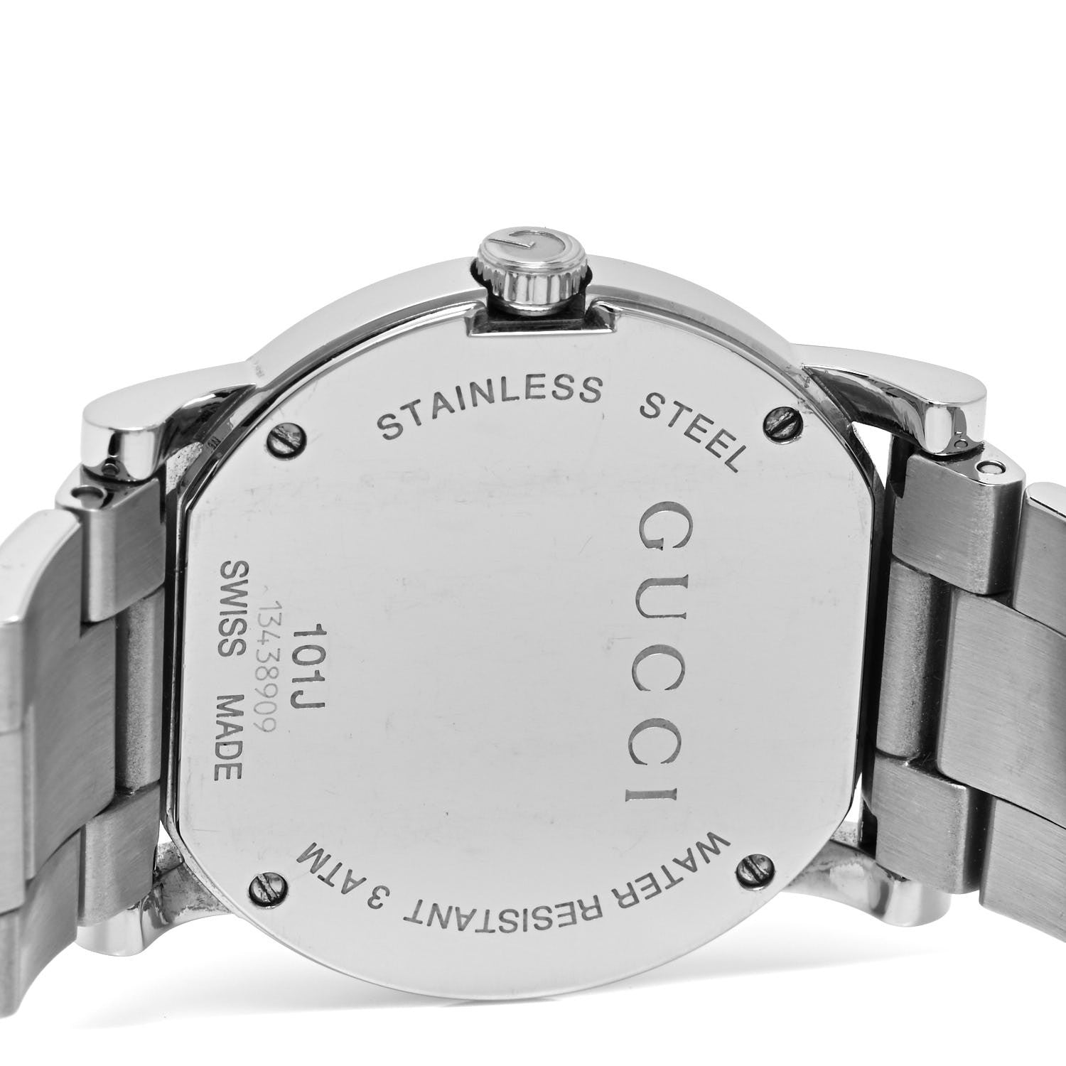 Gucci Stainless Steel 36mm G-Round Quartz Watch White 4 of 5