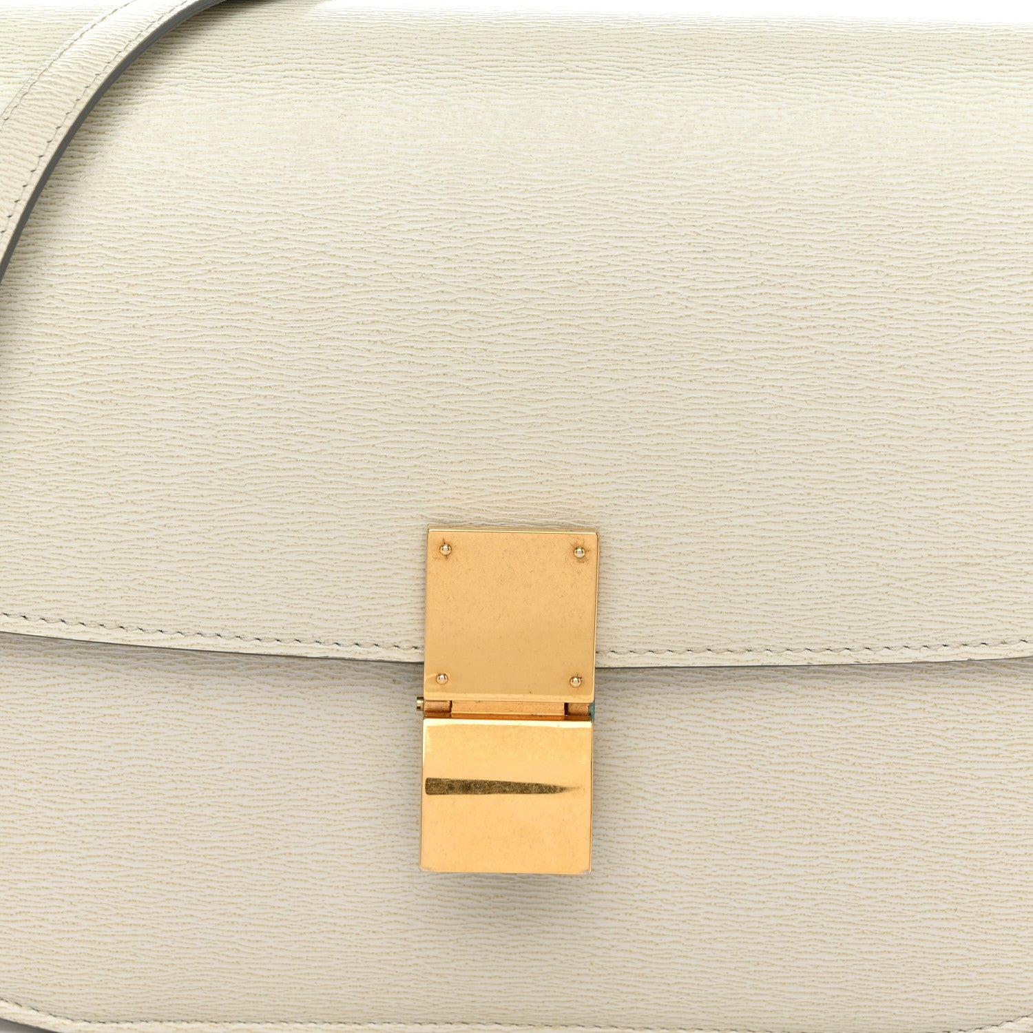 Celine Liege Calfskin Medium Classic Box Flap Bag Pale Grey 8 of 13