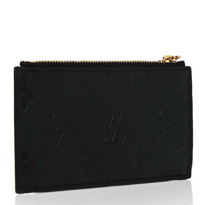 Louis Vuitton Empreinte Zipper Card Holder Black 3 of 6