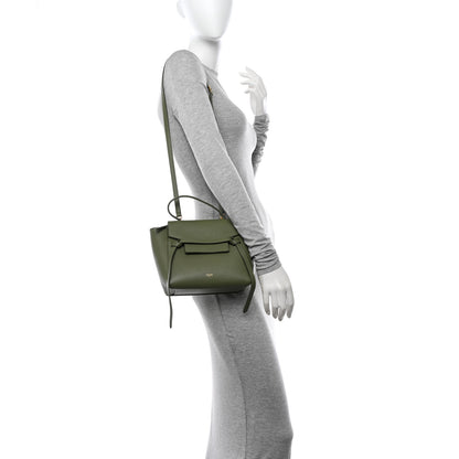 Celine Grained Calfskin Nano Belt Bag Light Khaki 2 of 12