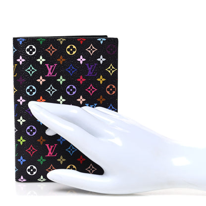 Louis Vuitton LV X TM Monogram Multicolor Passport Cover Black 2 of 6