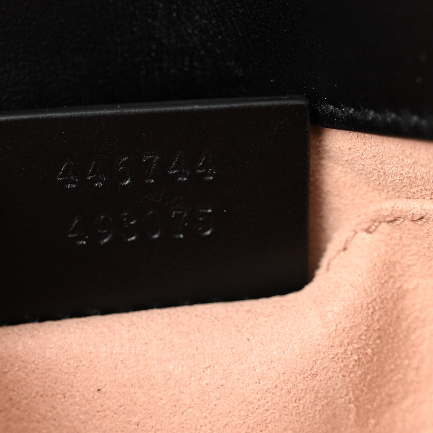 Calfskin Matelasse Mini GG Marmont Shoulder Bag Black