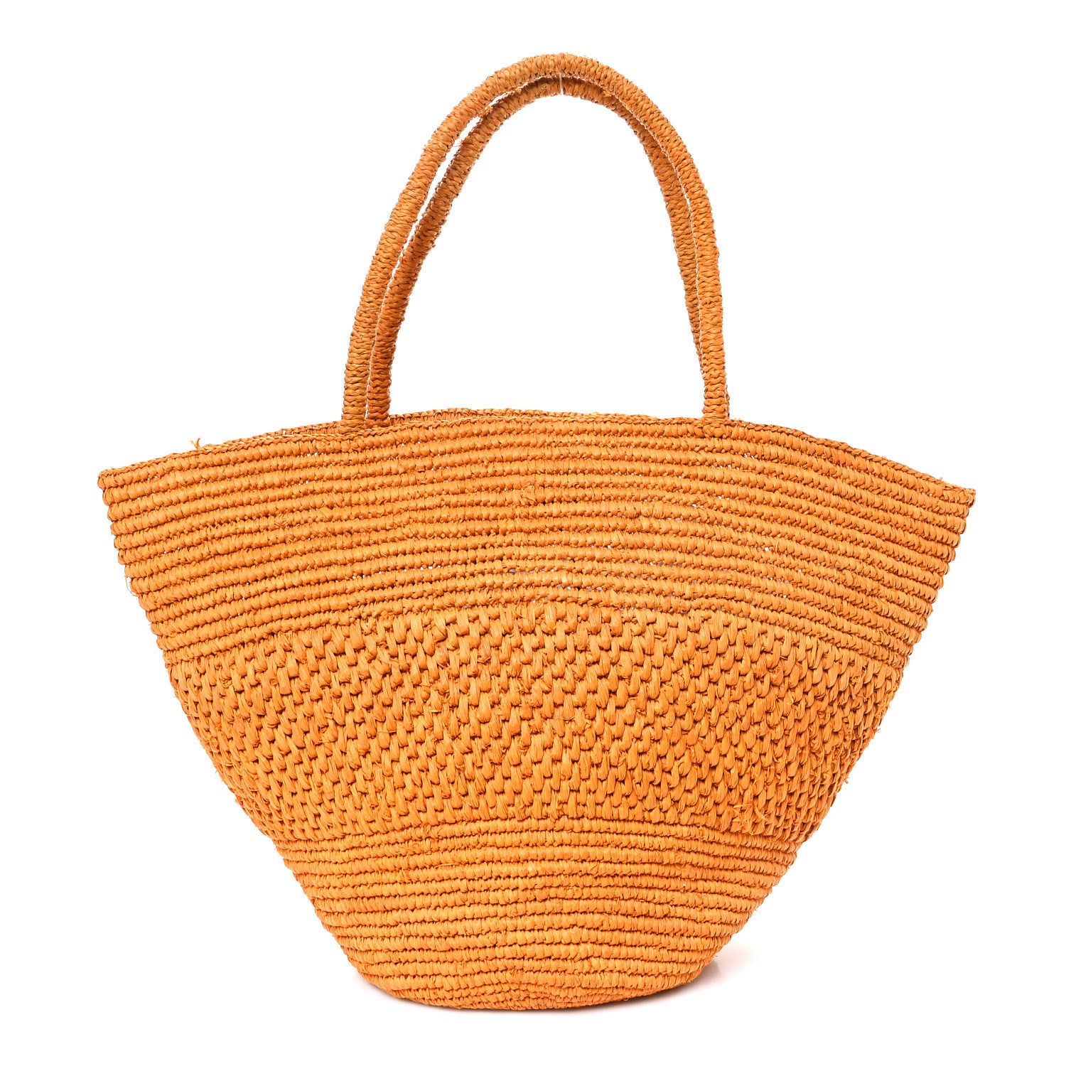 The Row Raffia Emilie Tote Bag Orange 1 of 11