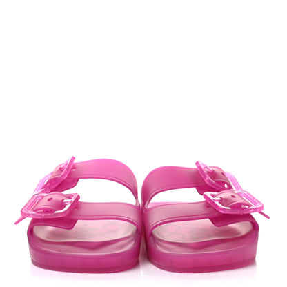 Balenciaga Technical Polyurethane Mallorca Slide Sandals 36 Pink 2 of 7