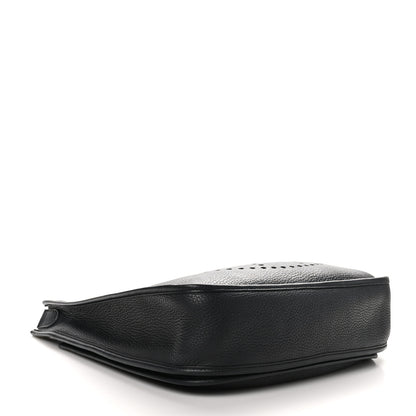 Hermes Taurillon Clemence EVELYNE III GM Black 4 of 10