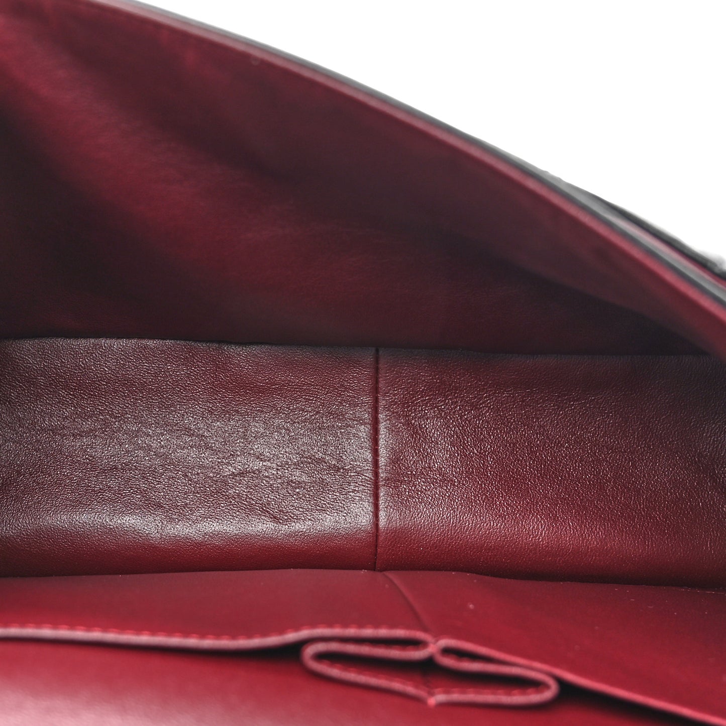 Lambskin Quilted Jumbo Double Flap Black