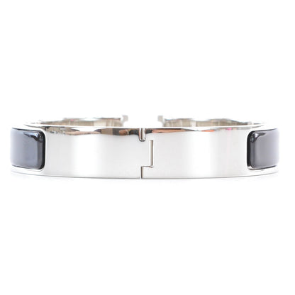 Hermes Enamel Narrow Clic Clac H Bracelet GM Black 4 of 8