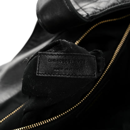 Saint Laurent Lambskin Quilted Maxi Icare Shopping Tote Black 8 of 11