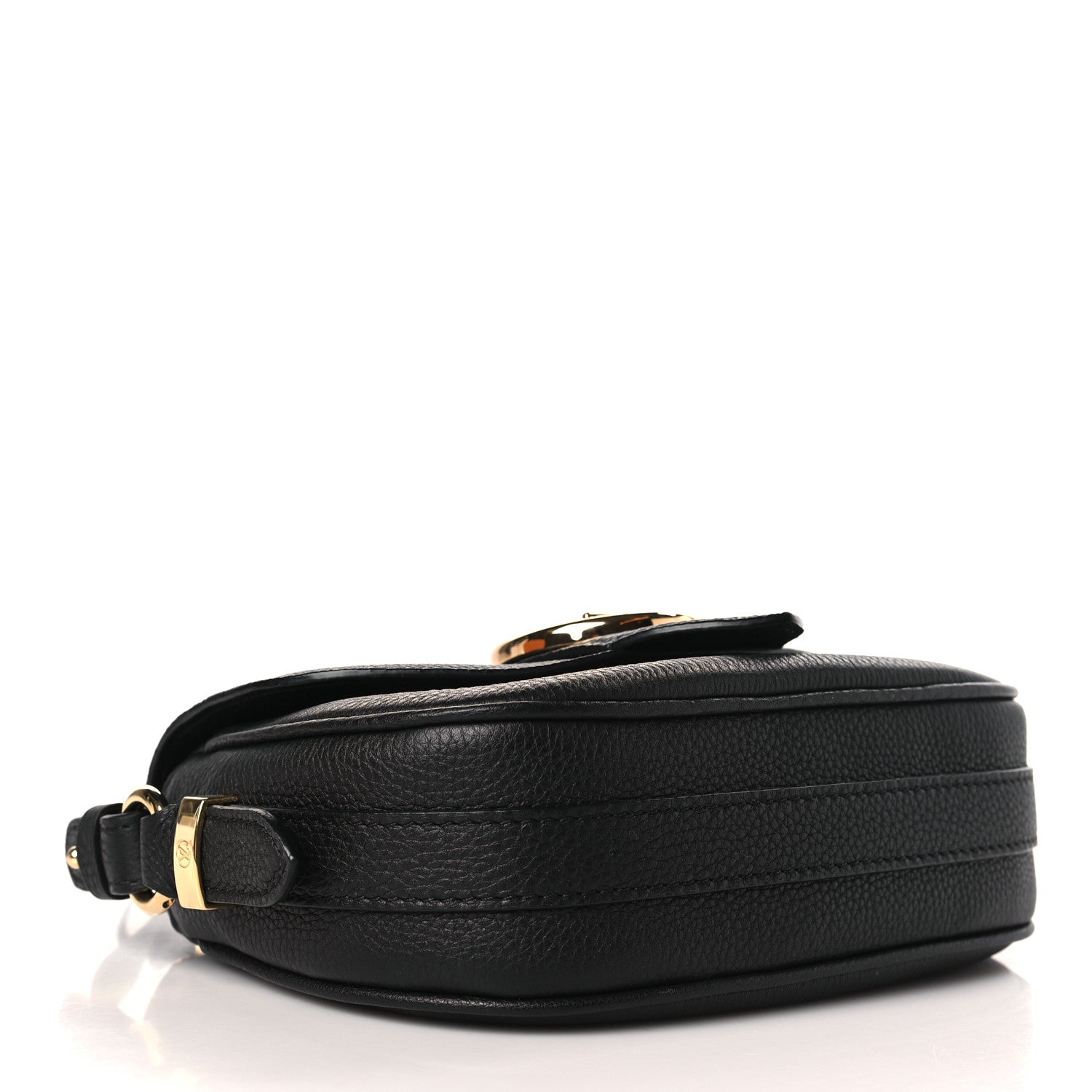 Louis Vuitton Grained Calfskin LV Pont 9 Soft PM Black 4 of 9