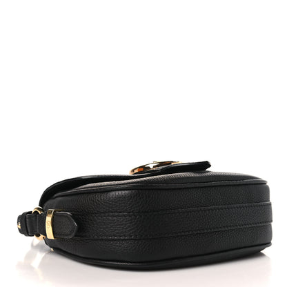 Louis Vuitton Grained Calfskin LV Pont 9 Soft PM Black 4 of 9