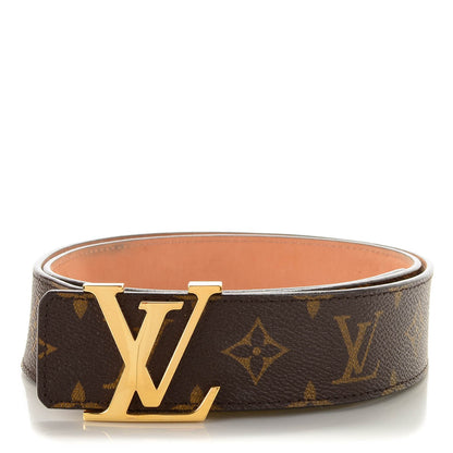 Louis Vuitton Monogram LV Initiales Belt 95 38 1 of 8