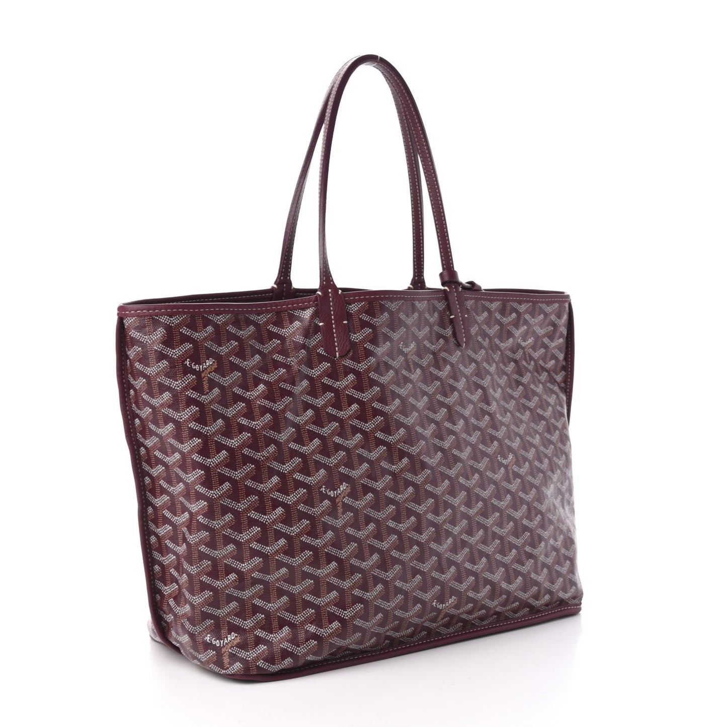 Goyardine Reversible Anjou PM Burgundy