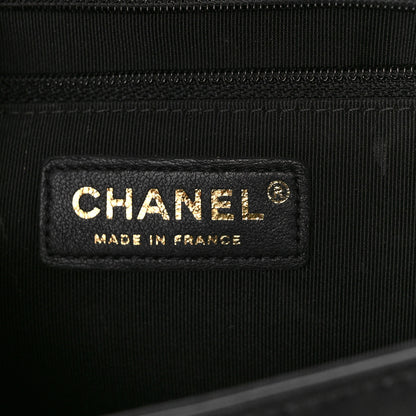 Chanel Lambskin Chevron Quilted Flap Black 6 of 9