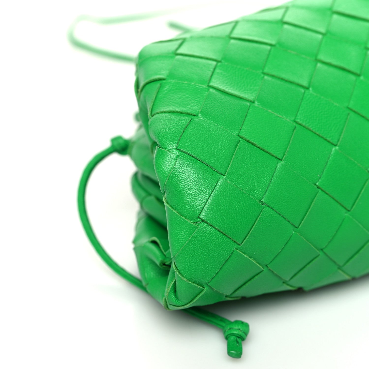 Bottega Veneta Nappa Intrecciato The Mini Pouch Clutch Parakeet 8 of 9