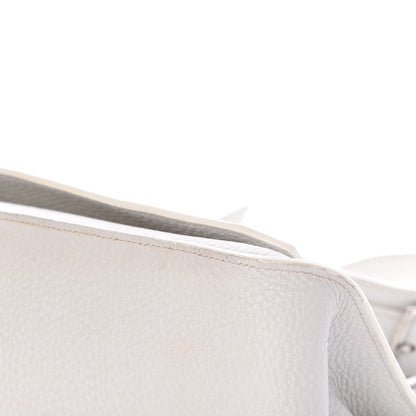 Hermes Taurillon Clemence Jypsiere 34 White 17 of 22