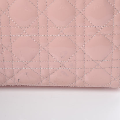 Christian Dior Patent Cannage Large Lady Dior Light Pink 16 of 19