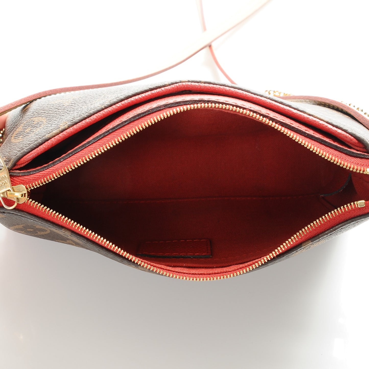 Monogram Pallas Clutch Cherry