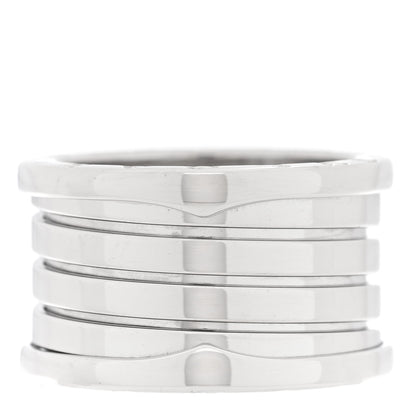 Bulgari 18K White Gold B.Zero1 Four-Band Ring 54 7 1 of 5
