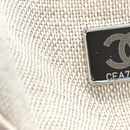Chanel Mixed Fibers Small Deauville Tote Light Blue 8 of 12