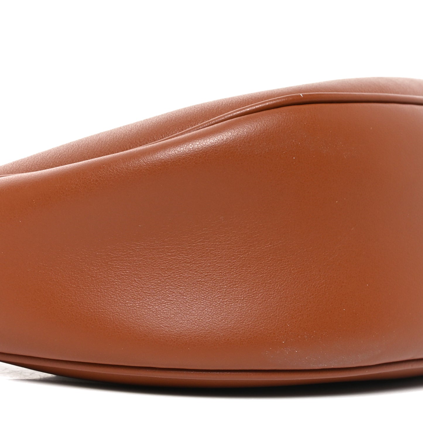 Smooth Calfskin Medium Strap Ava Triomphe Shoulder Bag Tan