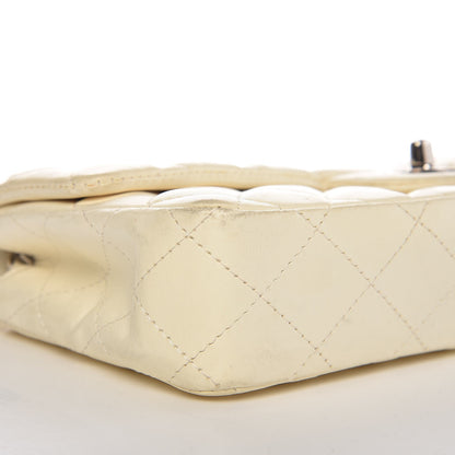 Chanel Lambskin Quilted East West Flap White 8 of 12