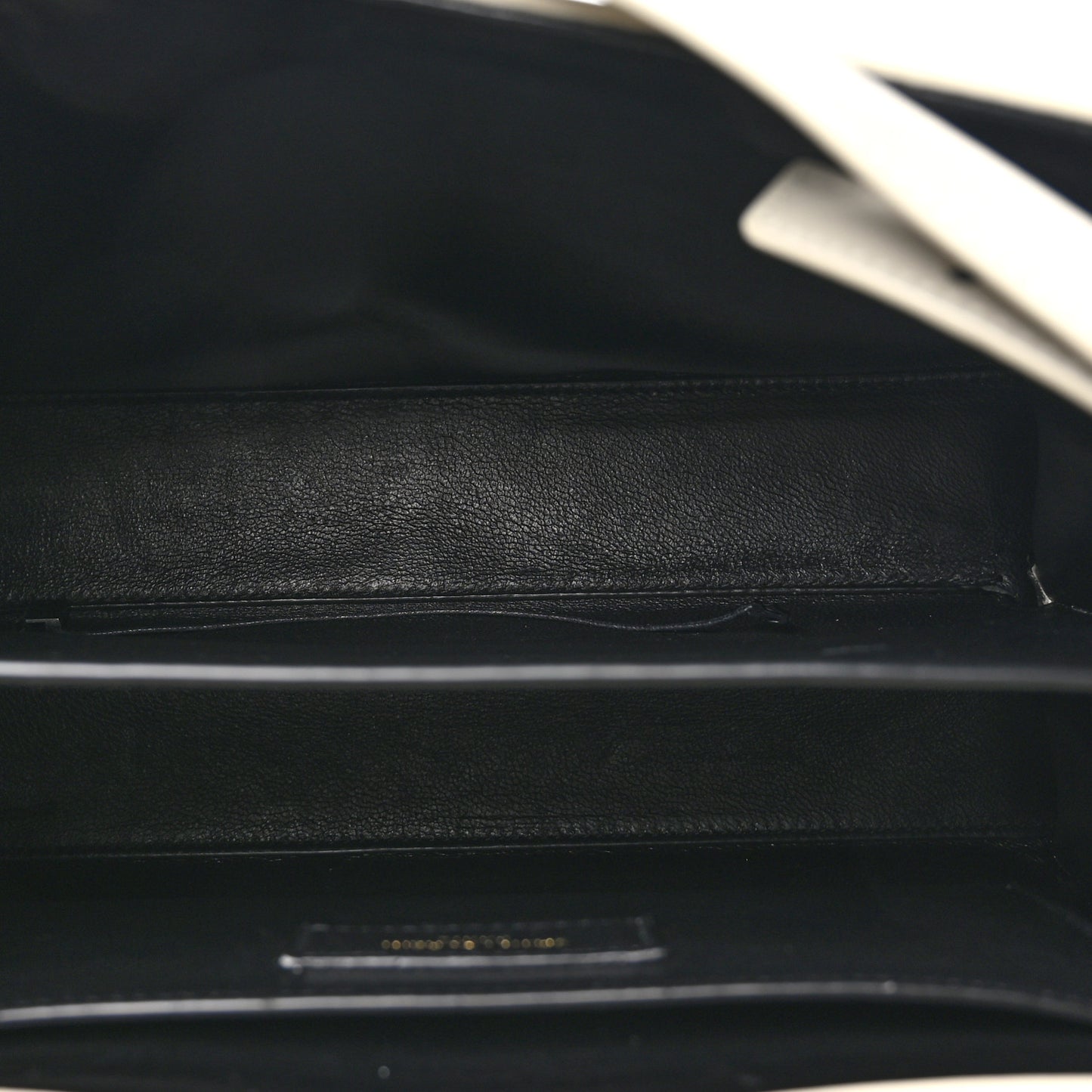 Smooth Calfskin Medium Classic Monogram Cassandra Top Handle Crema Soft