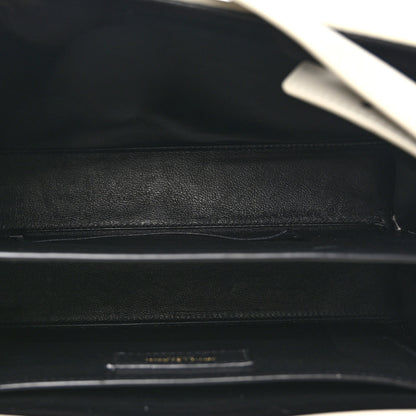 Saint Laurent Smooth Calfskin Medium Classic Monogram Cassandra Top Handle Crema Soft 5 of 10