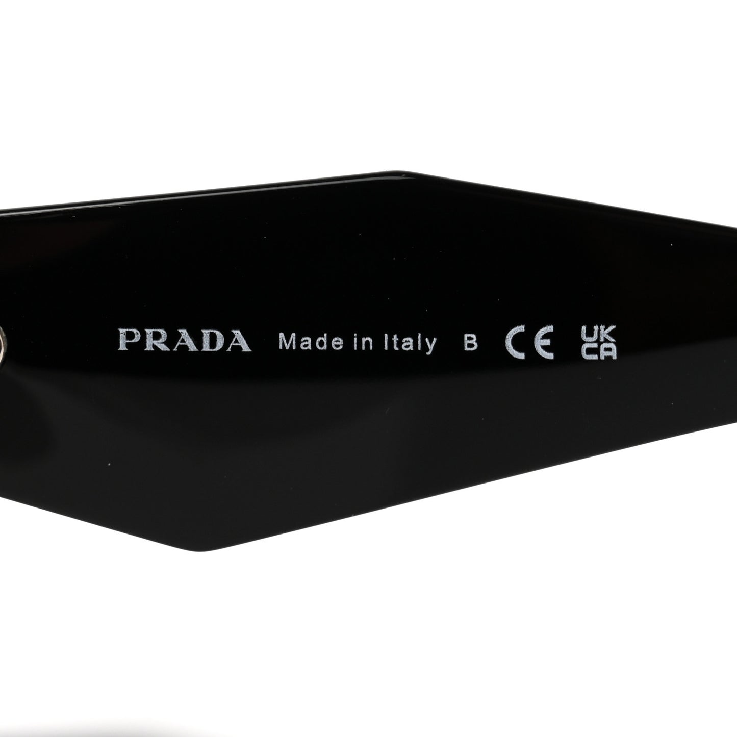 Acetate Symbole Sunglasses SPR 08Y Black