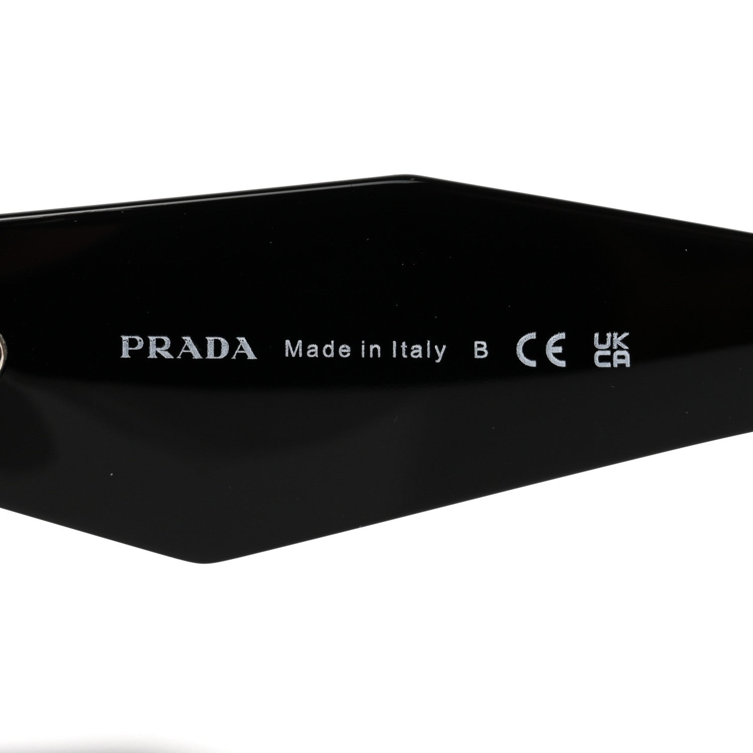 Prada Acetate Symbole Sunglasses SPR 08Y Black 6 of 8