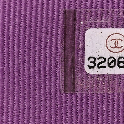Chanel Lambskin Quilted CC In Love Heart Clutch With Chain Purple 7 of 10