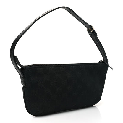 Gucci Monogram Pretty Boat Pochette Black 3 of 10