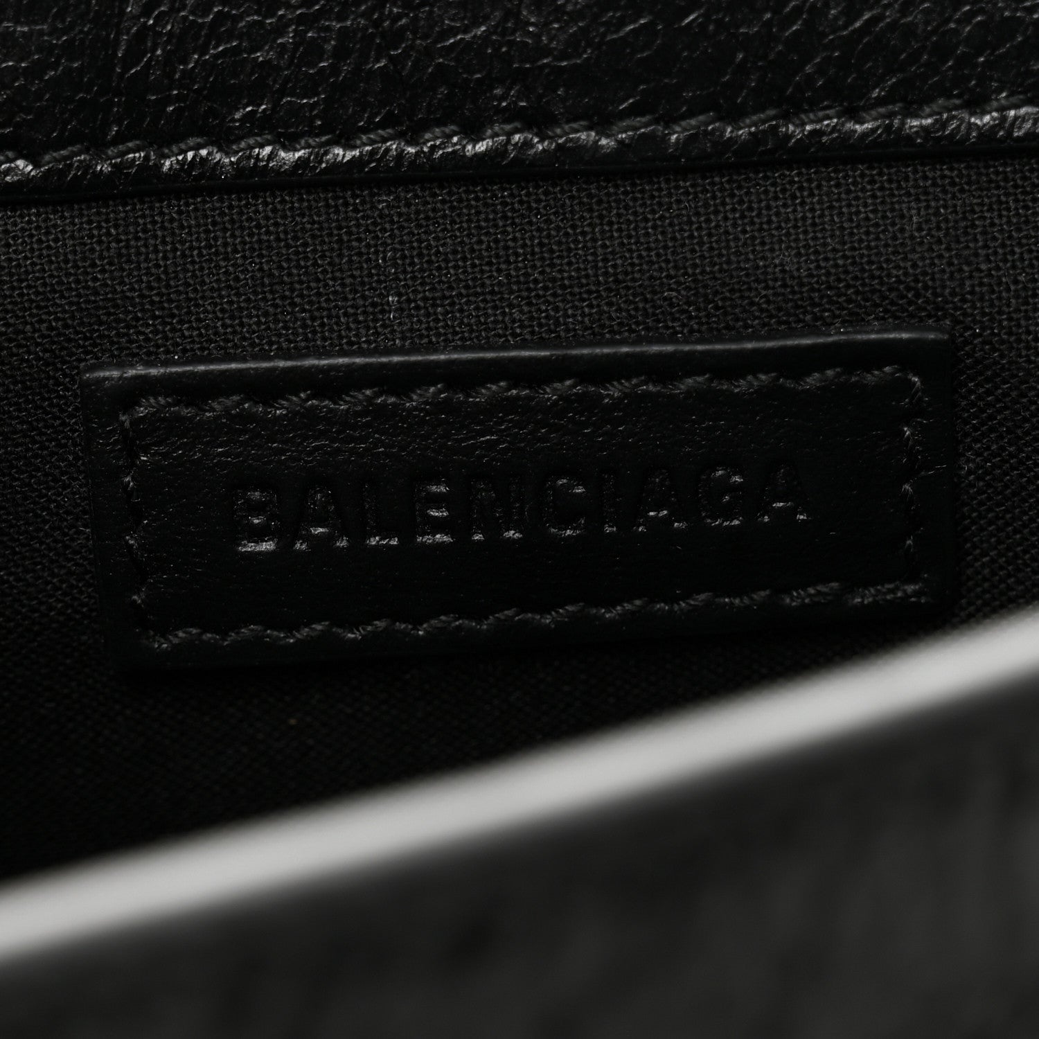 Balenciaga Agneau Arena Le Cagole Sling Bag XS Black 6 of 10