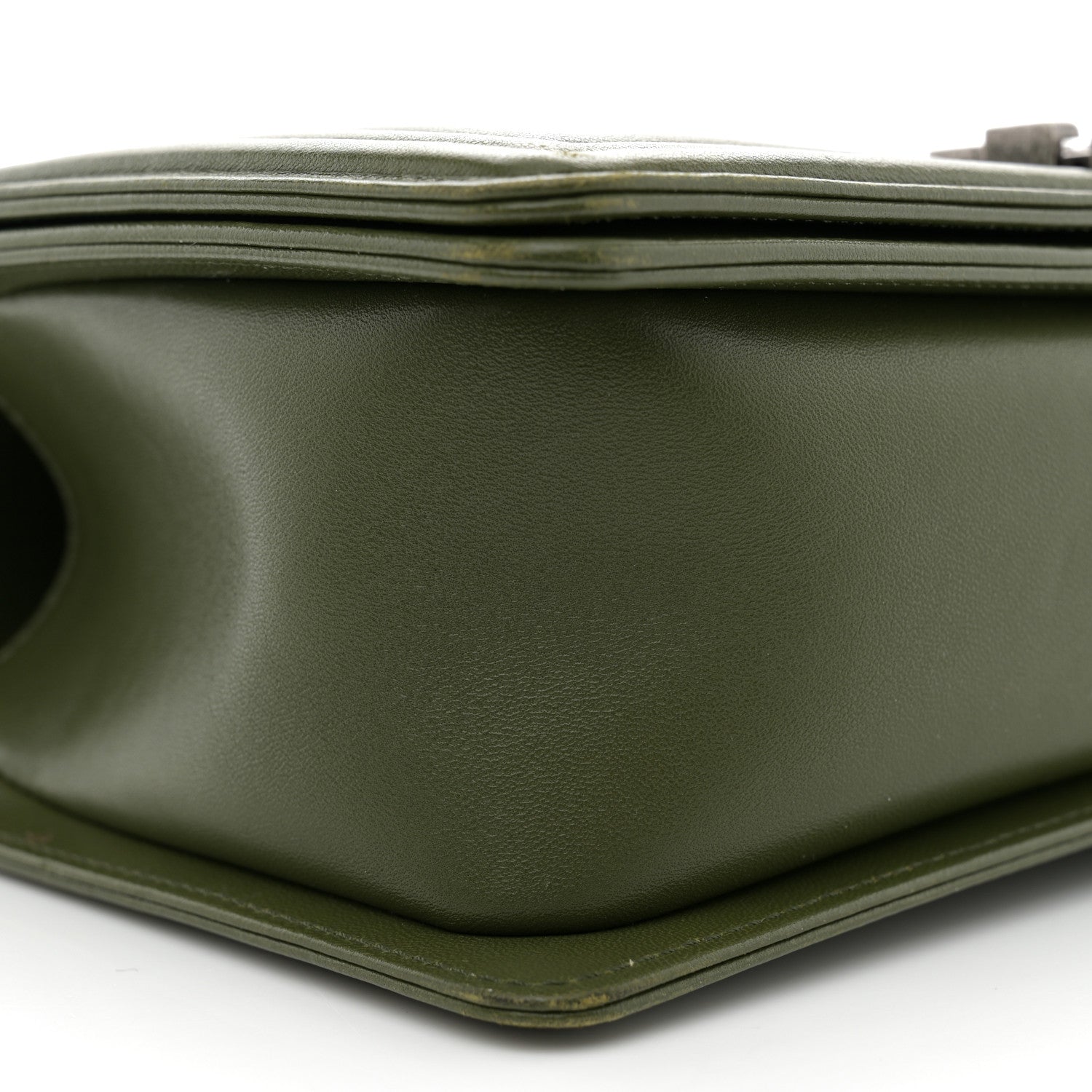 Chanel Lambskin Quilted Medium Boy Flap Green 11 of 14