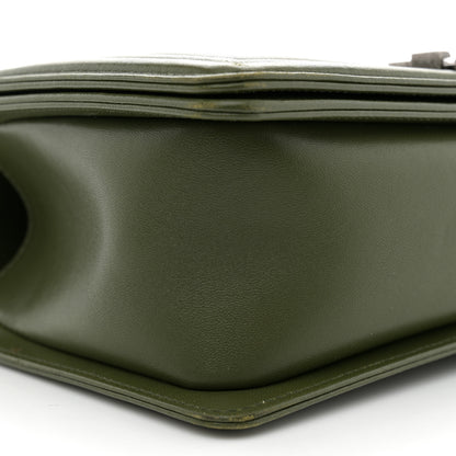 Chanel Lambskin Quilted Medium Boy Flap Green 11 of 14
