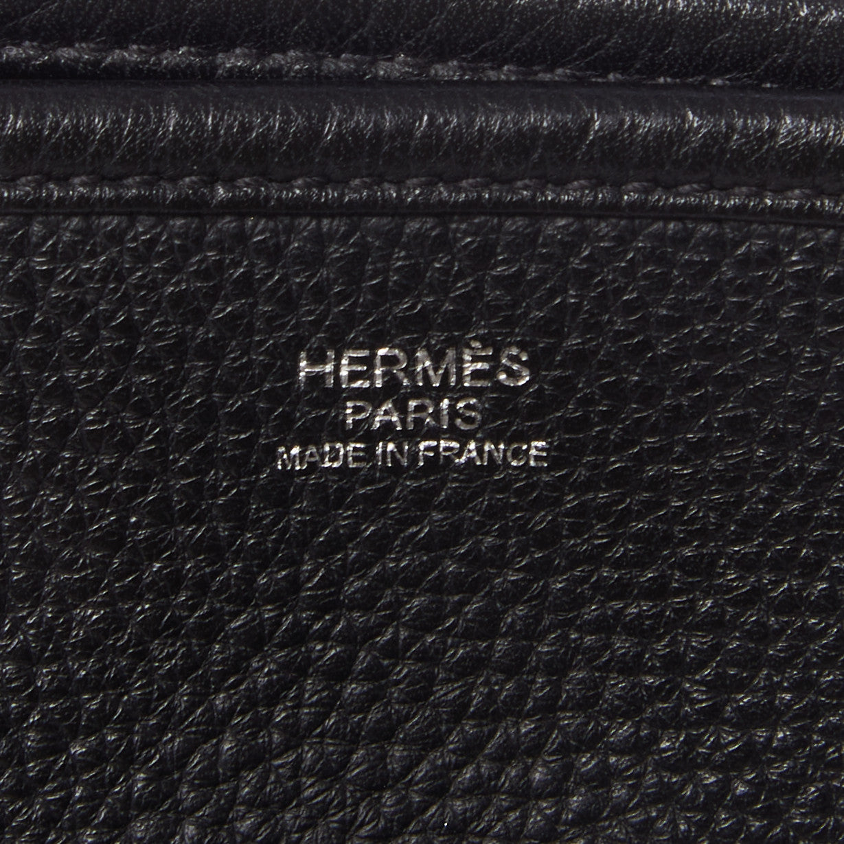 Hermes Taurillon Clemence Evelyne III GM Black 7 of 10