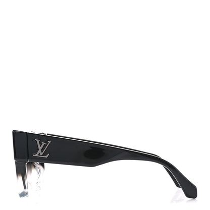Louis Vuitton Acetate Swarovski Crystal Cyclone Sunglasses Z1736E Black 3 of 9