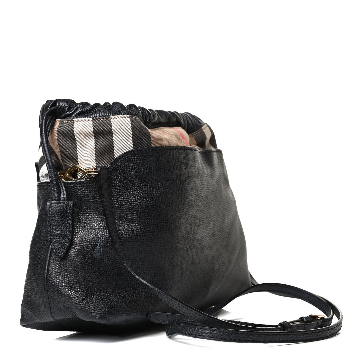 Calfskin House Check Little Crush Black