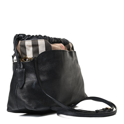 Burberry Calfskin House Check Little Crush Black 3 of 20
