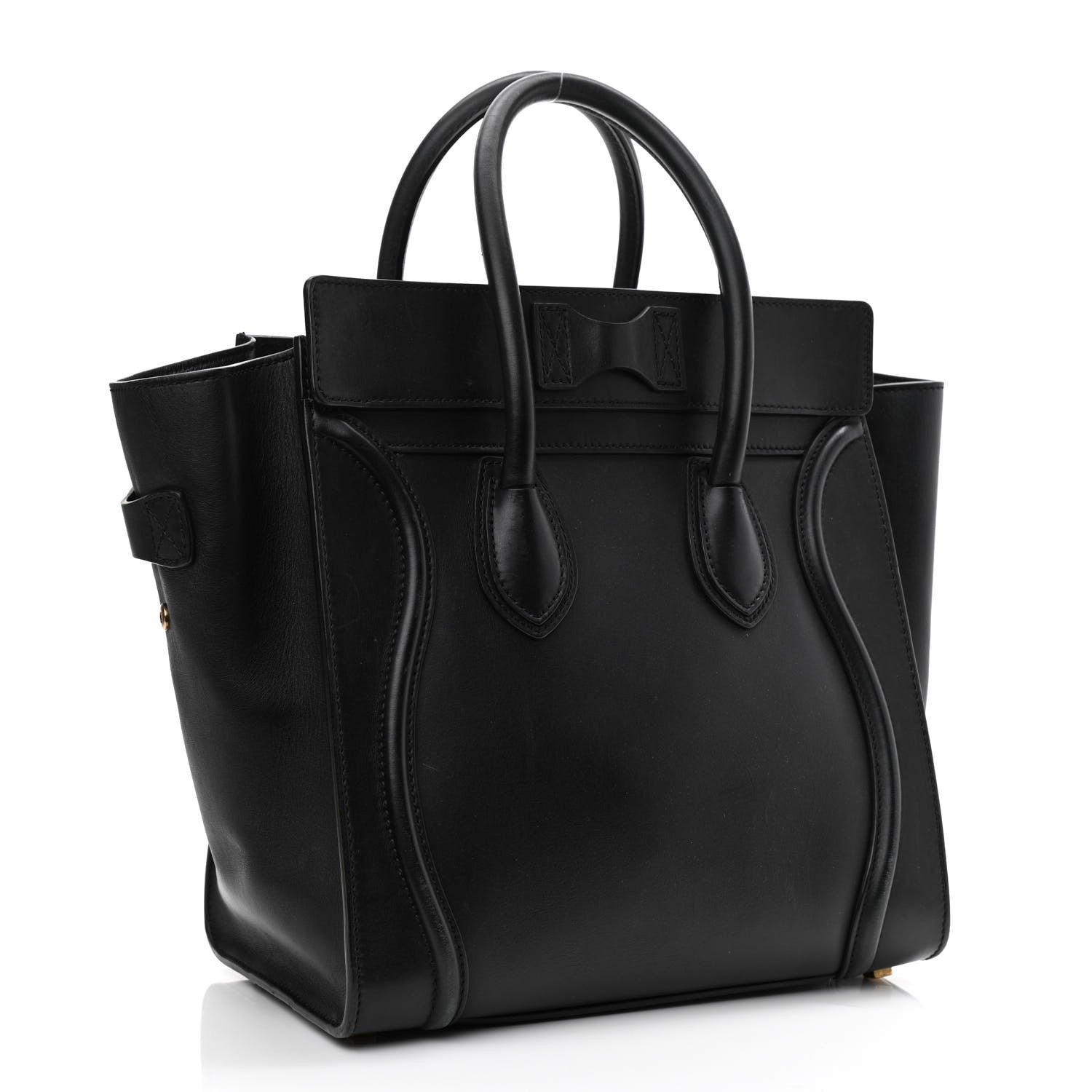 Celine Smooth Calfskin Mini Luggage Black 3 of 15