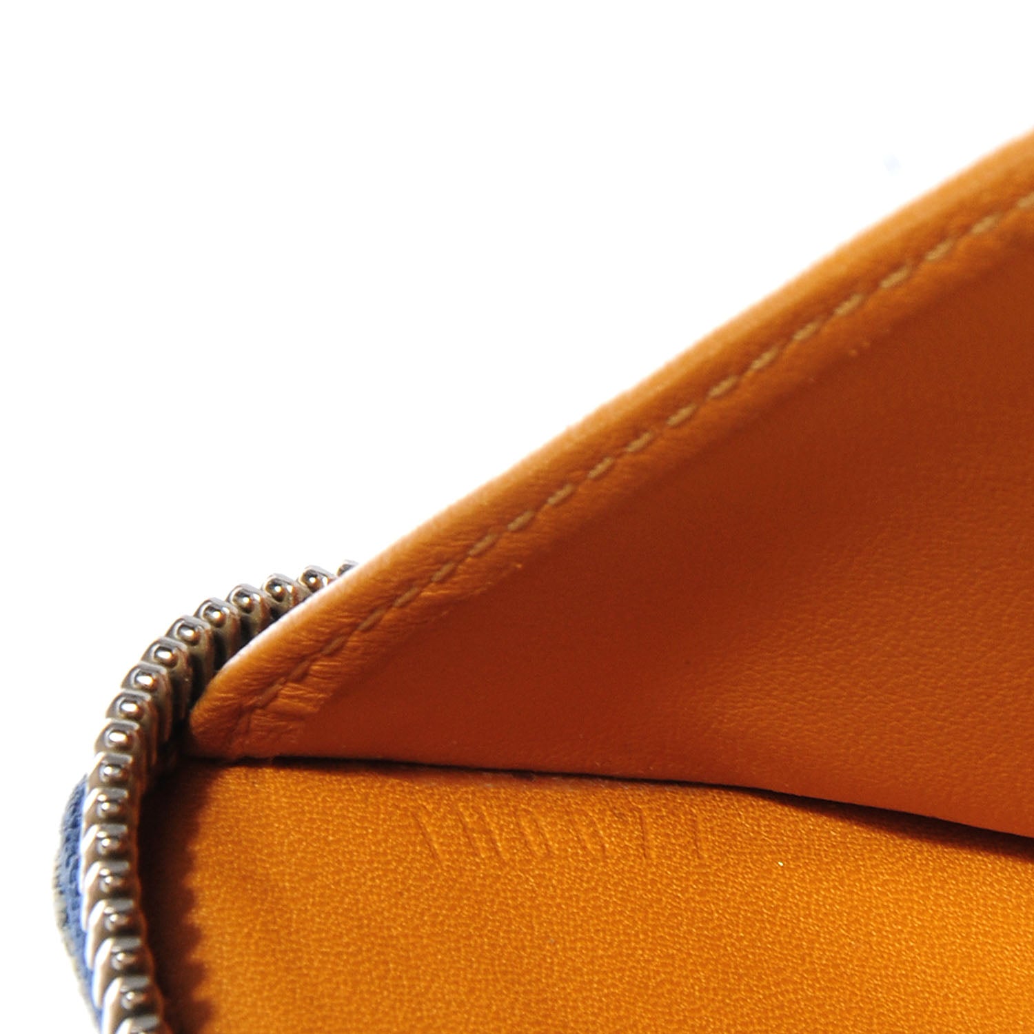 Louis Vuitton Denim Zip Compact Wallet Blue 7 of 7