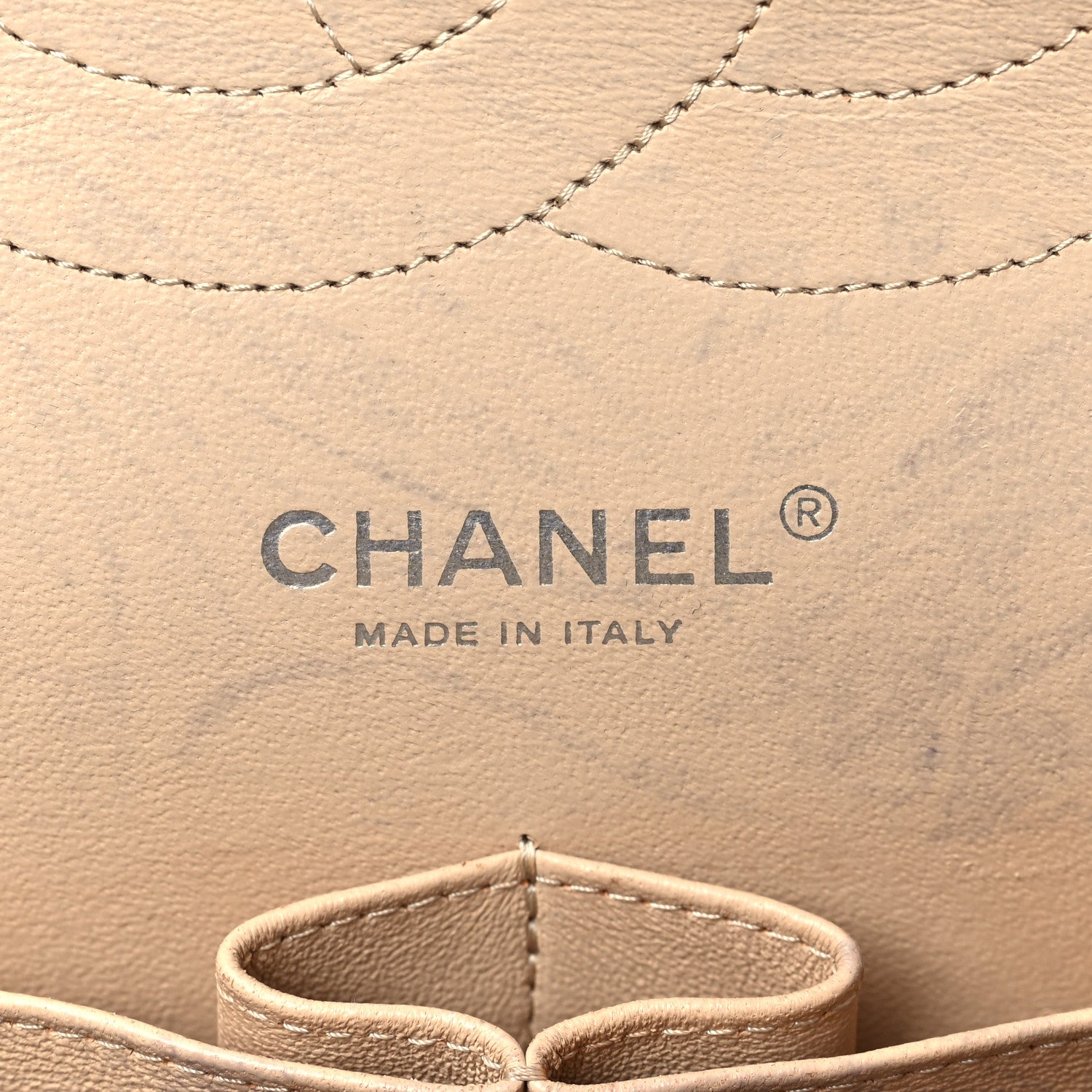 Chanel Caviar Quilted Jumbo Double Flap Beige Clair 6 of 10