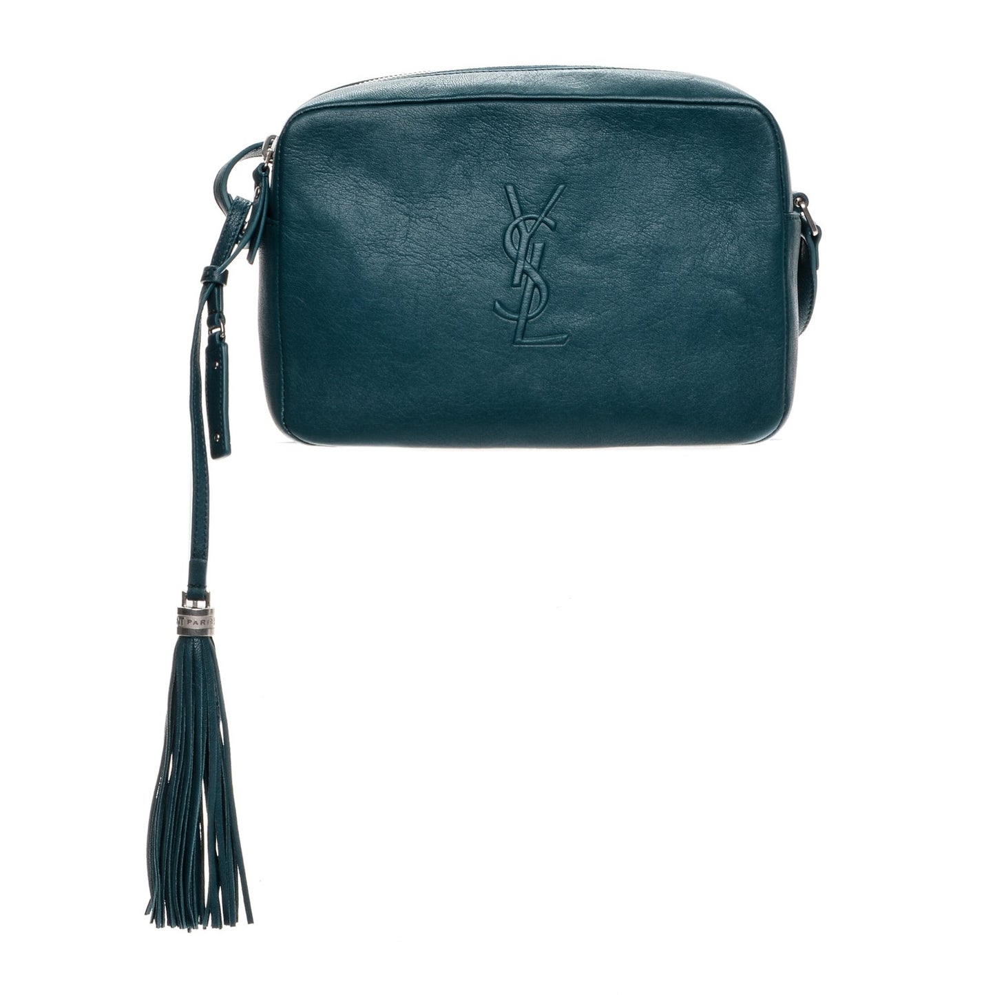Lambskin Monogram Small Lou Camera Bag Peacock
