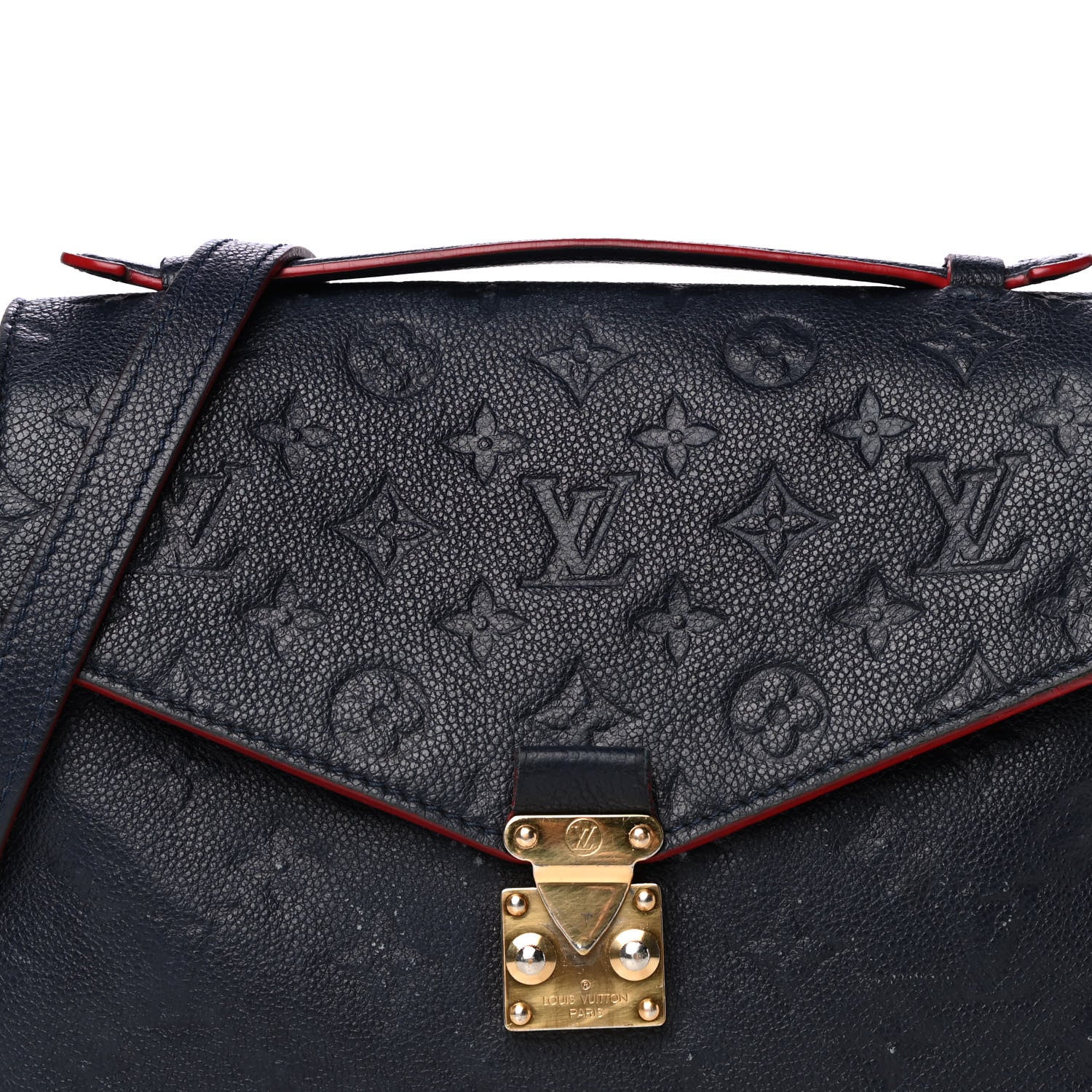 Louis Vuitton Empreinte Pochette Metis Marine Rouge 7 of 16