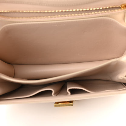 Celine Liege Calfskin Medium Classic Box Flap Bag Powder 4 of 10