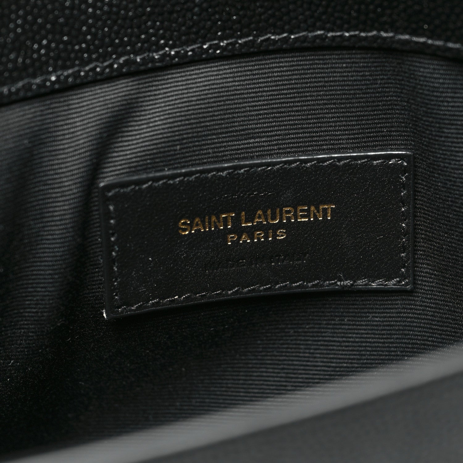 Saint Laurent Grain De Poudre Uptown Pouch Black 6 of 10