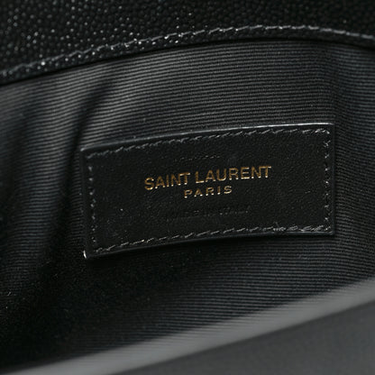 Saint Laurent Grain De Poudre Uptown Pouch Black 6 of 10