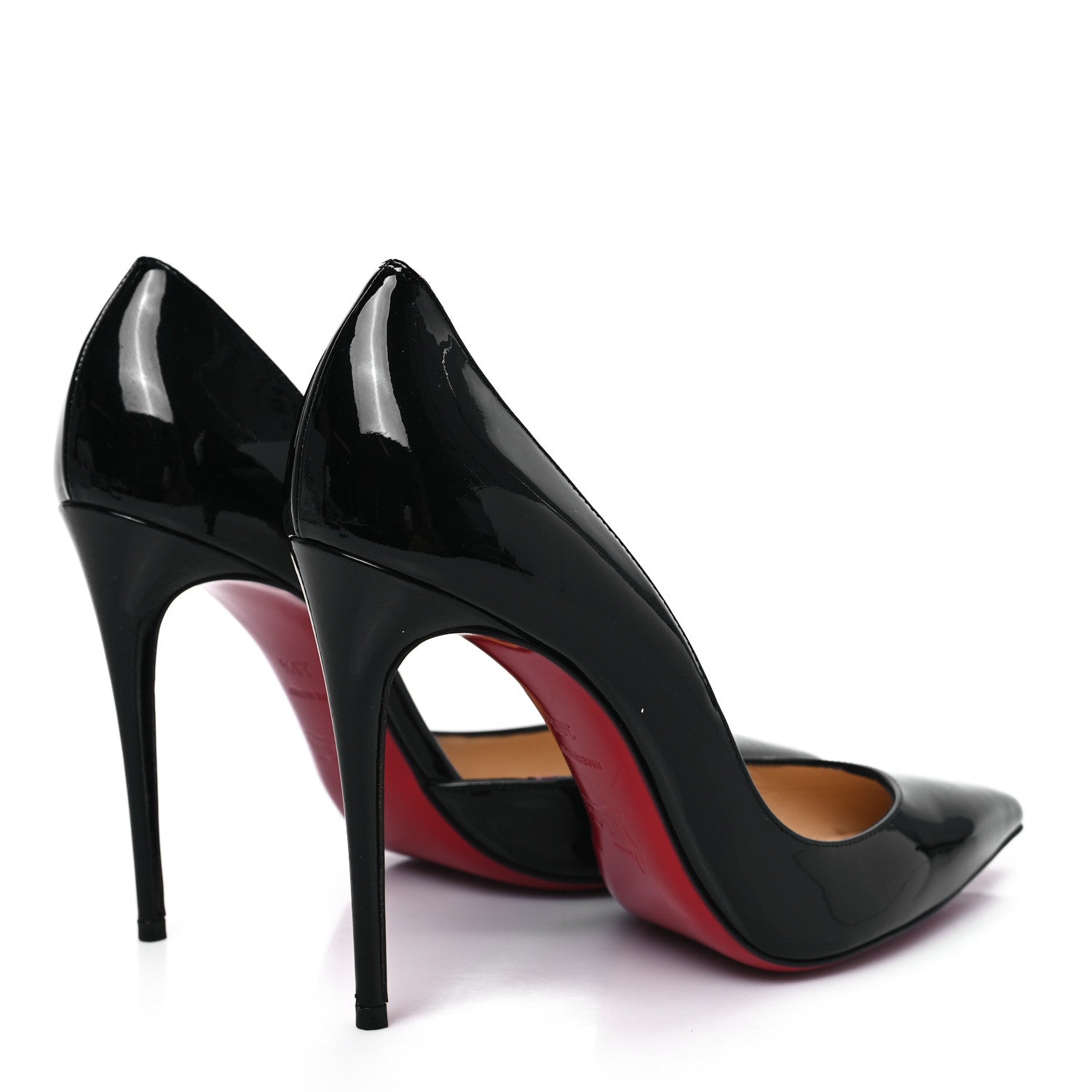 Christian Louboutin Patent Iriza 100 Pumps 38.5 Black 4 of 7