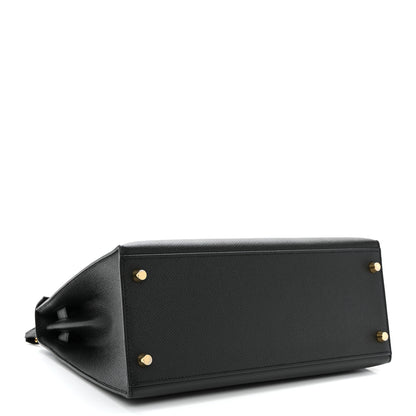 Hermes Epsom Kelly Sellier 28 Black 4 of 15